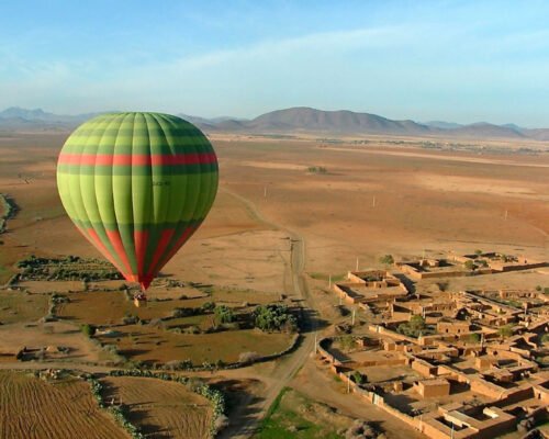 Hot Air Balloon Sunrise Flight Over Marrakesh & Atlas Mountains