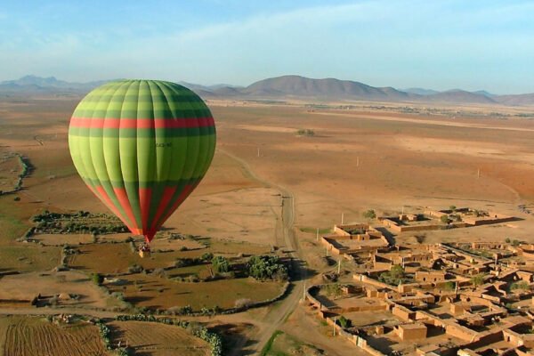 Hot Air Balloon Sunrise Flight Over Marrakesh & Atlas Mountains
