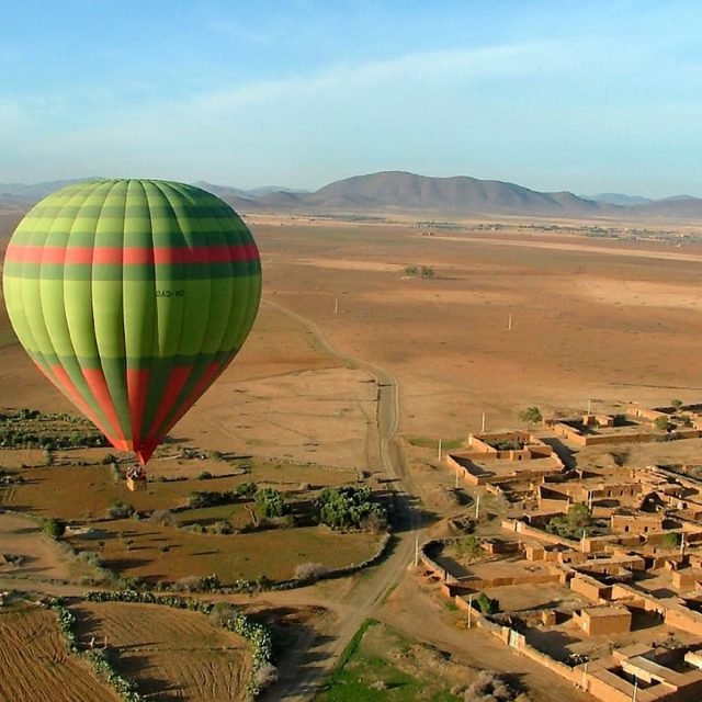 Hot Air Balloon Sunrise Flight Over Marrakesh & Atlas Mountains